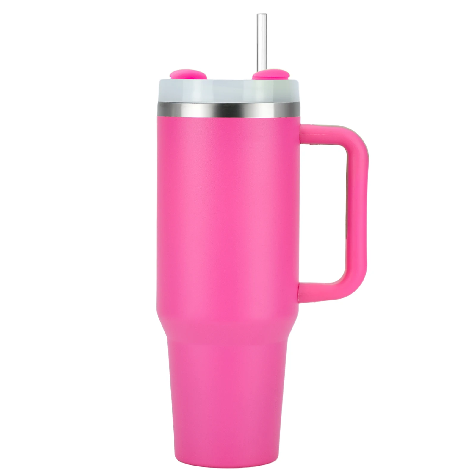 40OZ Large Capacity Insulated Cup Stainless Steel Thermos Bottle Cold and Hot Tumbler with Handle Portable Car Travel Mug 1200ML