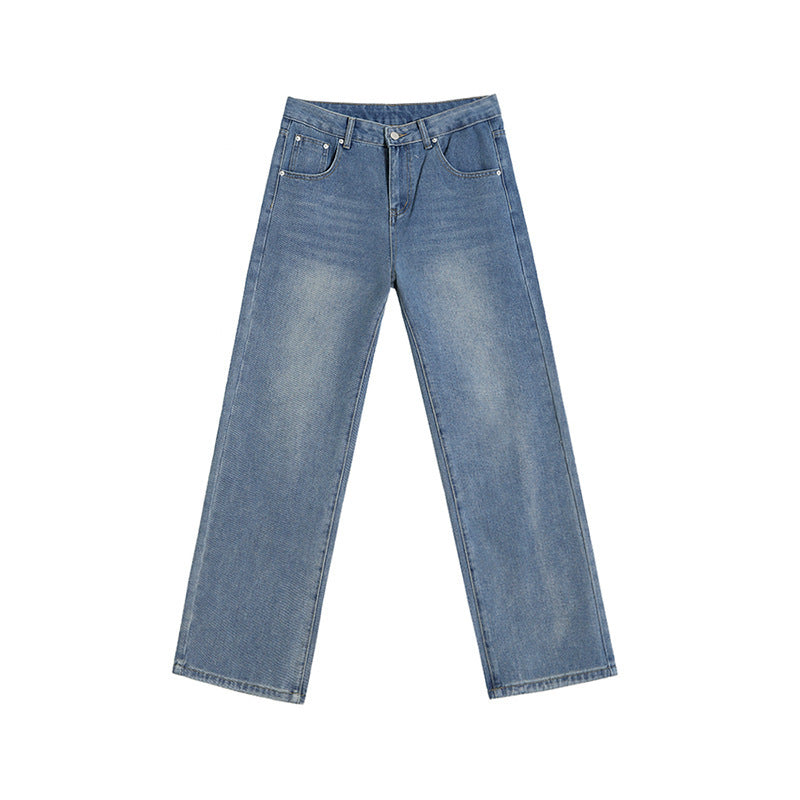 Fashion Personality Retro Washed Jeans Men