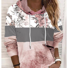 Movable Drawstring Loose Long-sleeved Sweater