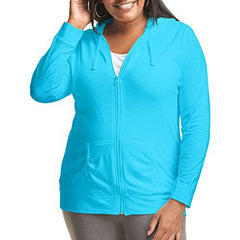 Autumn And Winter Plus Size Women's Sweatshirt Sports Top Pullover Solid Color Hoodie