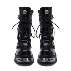 Retro Leisure Cargo Rock High Leg Boot